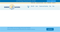 Desktop Screenshot of energyofsuccess.net